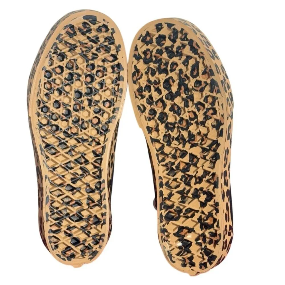 Vans Old Skool Women's 8.5 Men's 7 Platform Leopard Print Trim Low-top Sneakers - Picture 8 of 10